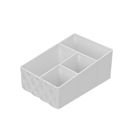 1 - ORGANIZER P/COSMETICI SMACK 14x20x9cm BIANCO