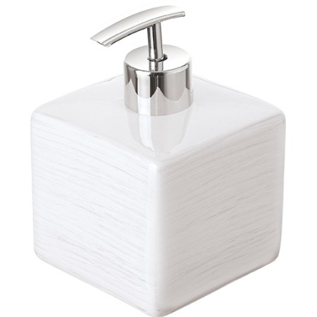 1 - DISPENSER SAPONE BIANCO LINEA CUBA