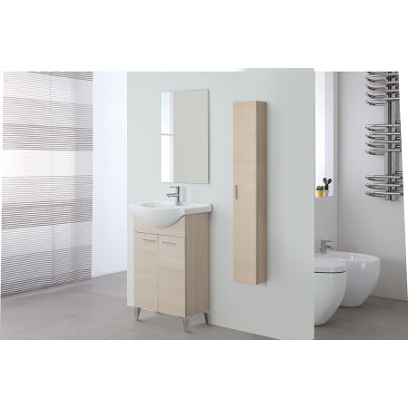 1 - COMPOSIZIONE BAGNO 55CM 2 ANTE STELLA LARICE