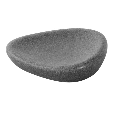 1 - PORTA SAPONE LINEA STONE GRIGIO