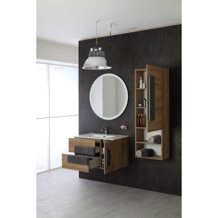 2 - COMP. BAGNO 80 CM 2CASS+1ANTA - URBAN