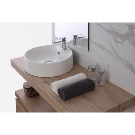 1 - LAVABO IN CERAMICA DIAM. CM 46*16H