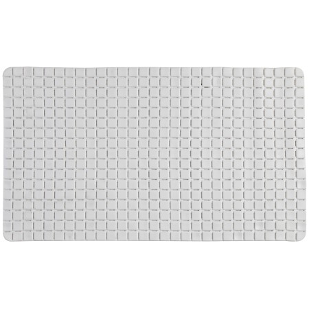 1 - TAPP ANTISCIVOLO IN PVC MOSAICO BIANCO 40X70