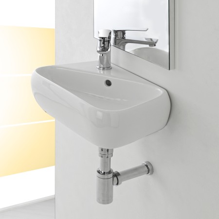 1 - LAVABO IN CERAMICA CM 45*27.5*15