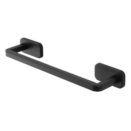 Porta asciugamani in acciaio inox nero da 35 cm linea Cubik