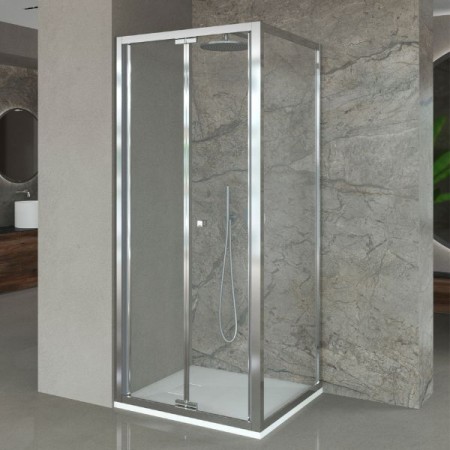 Porta a soffietto Linea T-Squared da 90cm. H200cm.