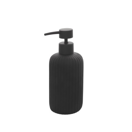 1 - DISPENSER SAPONE IN CERAMICA NERO LINEA COLOR