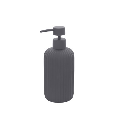 1 - DISPENSER SAPONE IN CERAMICA GRIGIO LINEA COLOR