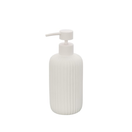 1 - DISPENSER SAPONE IN CERAMICA BIANCO LINEA COLOR