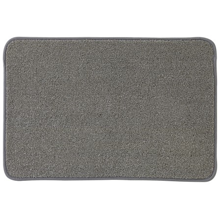 1 - TAPPETO IN MICROFIBA GRIGIO LINEA COLOR