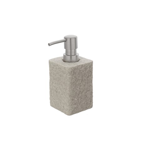 2 - Dispenser sapone in poliresina beige linea Sabbia