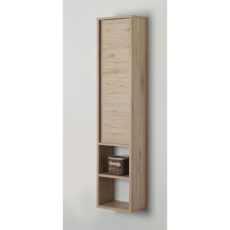 1 - Pensile Shelf in nobilitato melaminico rovere di bordeaux