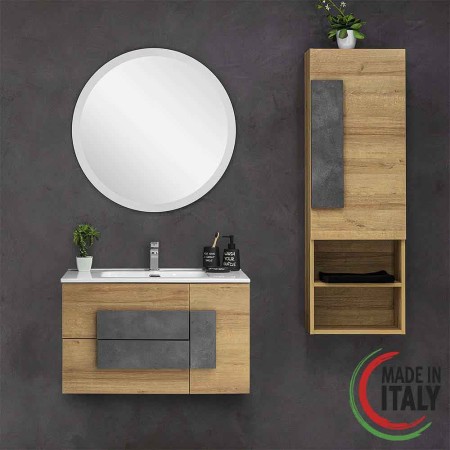 2 - Composizioni bagno Urban 80cm in nobilitato melaminico riviera