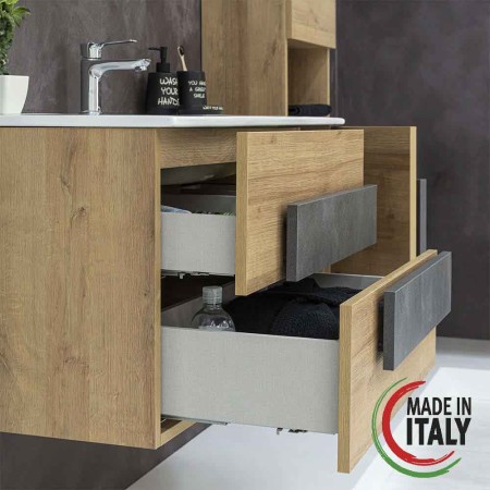 5 - Composizioni bagno Urban 100cm in nobilitato melaminico riviera