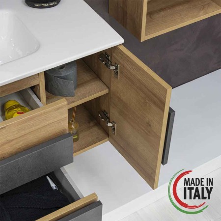 6 - Composizioni bagno Urban 100cm in nobilitato melaminico riviera