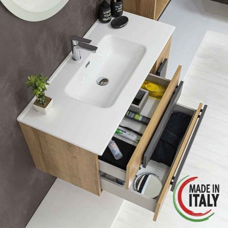 7 - Composizioni bagno Urban 100cm in nobilitato melaminico riviera