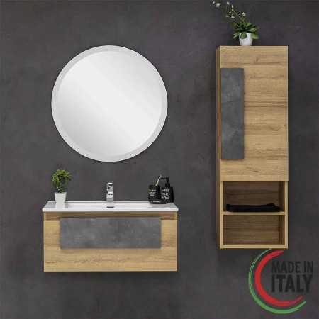 2 - Composizioni bagno Urban 80cm in nobilitato melaminico riviera