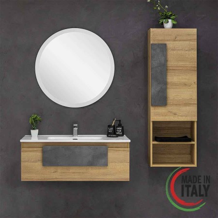 2 - Composizioni bagno Urban 100cm in nobilitato melaminico riviera