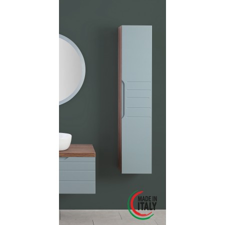 2 - Pensile bagno Amalfi L30xH150 in mdf rivestito in pvc verde salvia