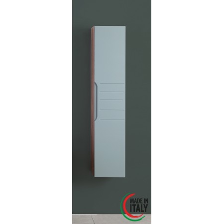 2 - Pensile bagno Amalfi L30xH150 in mdf rivestito in pvc verde salvia