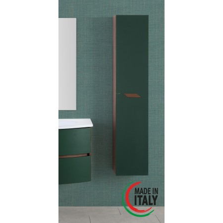 2 - Pensile bagno Maiori/Minori L30xH150 in mdf e pvc verde bottiglia