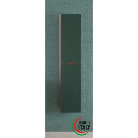 2 - Pensile bagno Maiori/Minori L30xH150 in mdf e pvc verde bottiglia