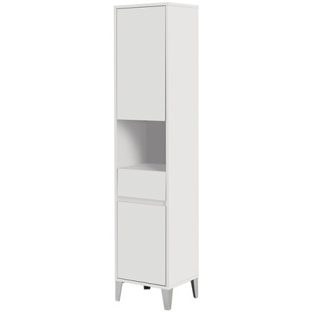 2 - Colonna bagno Mondo 2.0 L40xH183 in nobilitato melaminico bianco laccato