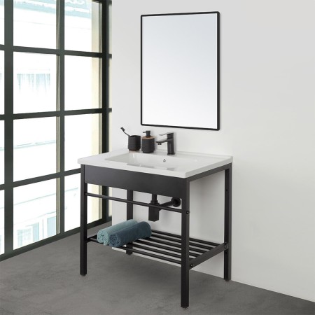 2 - Composizione bagno Borg da 60cm in metallo nero