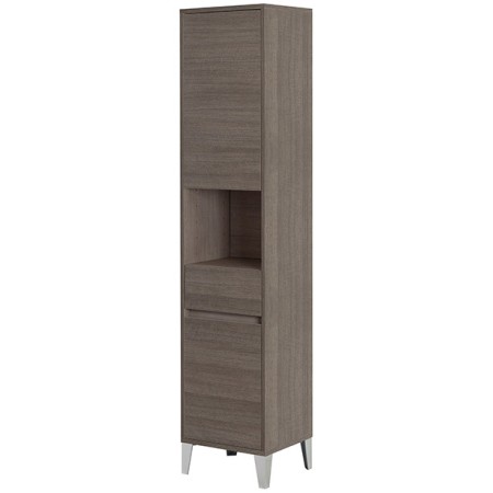 2 - Colonna bagno Mondo 2.0 L40xH183 in nobilitato melaminico rovere scuro