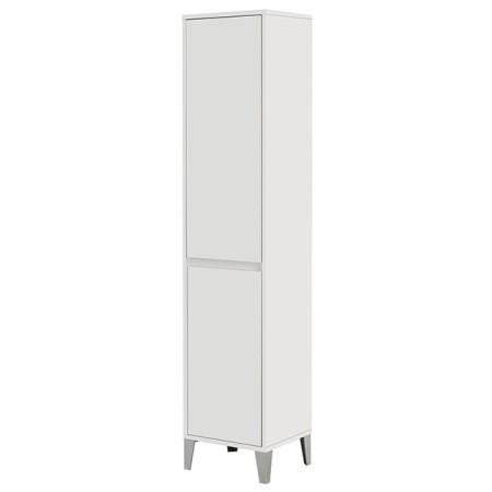 2 - Colonna portabiancheria Mondo 2.0 L40xH183 nobilitato melaminico bianco