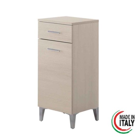 2 - Base colonna Stella 35cm in nobilitato melaminico larice