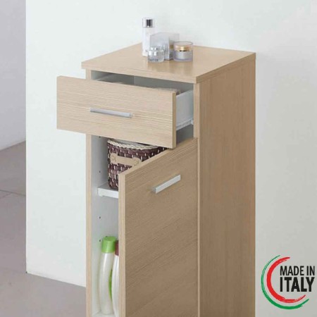 2 - Base colonna Stella 35cm in nobilitato melaminico larice