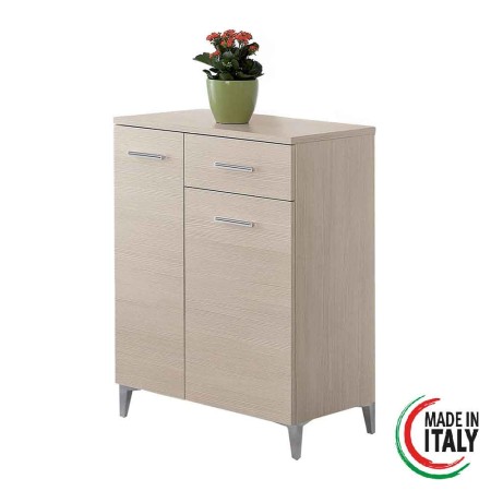 4 - Base colonna Stella 60cm in nobilitato melaminico larice