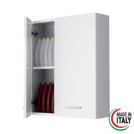 2 - Pensile Stella 60cm in nobilitato melaminico bianco lucido