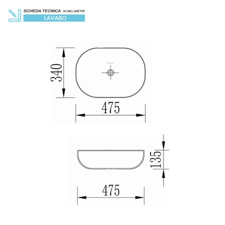 6 - MOBILE SOSPESO 2 CAS 100CM CANALETTO/OXID C/CIOTOLA LINEA REVITAL