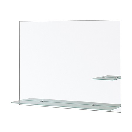 2 - SPECCHIO CON MENSOLE SATINATE LINEA SHELF