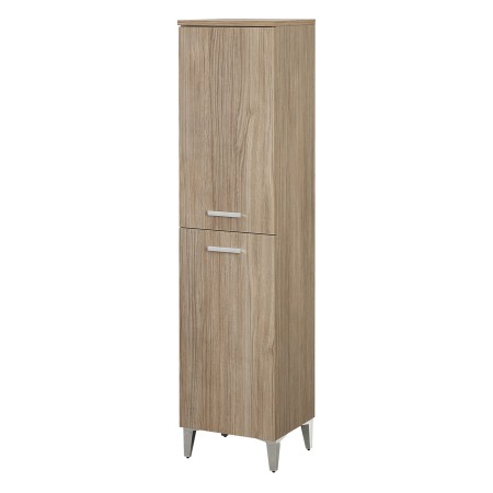 2 - Colonna bagno Greta L 35 x H 155 in nobilitato melaminico rovere di tropea