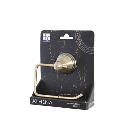 2 - Portoratolo in lega metallica finitura in bronzo linea Athena