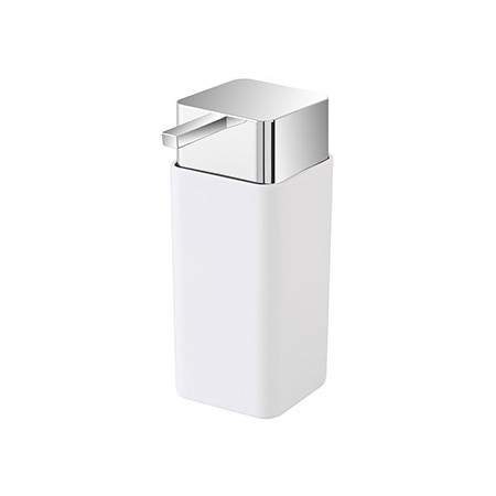 2 - Dispenser sapone in plastica AS bianco linea Star