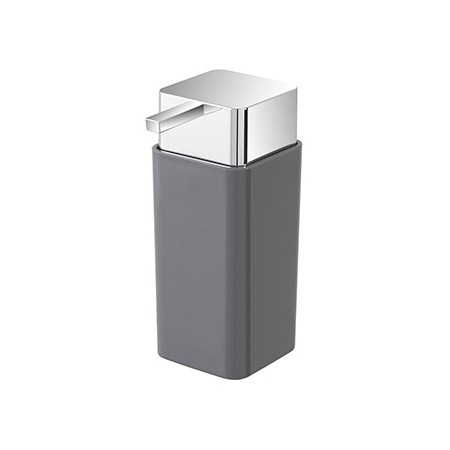 2 - Dispenser sapone in plastica AS grigio linea Star