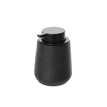 2 - Dispenser sapone in ceramica nero linea Ibiza