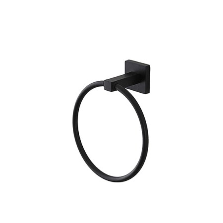 2 - Porta salviette in acciaio nero linea Black Rock