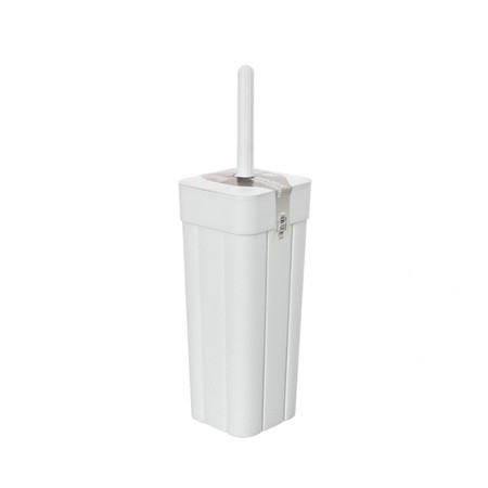 2 - Portascopino in plastica bianco Woody