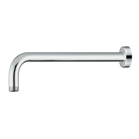 2 - Braccio doccia tondo 25 cm in acciaio inox platinum