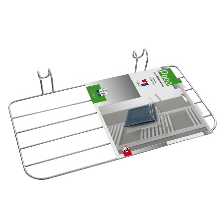 2 - Stendibiancheria in acciaio cromato linea Poco
