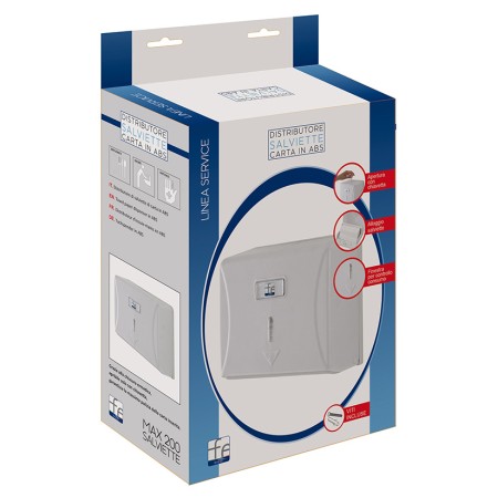 1 - Distributore di salviette di carta in abs linea Service