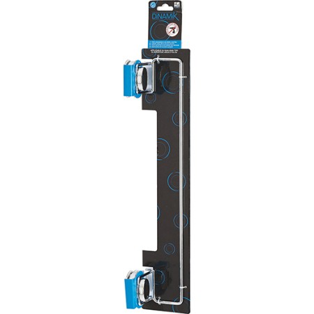 2 - Portasciugamani in acciaio cromato da 45 cm linea Dinamik