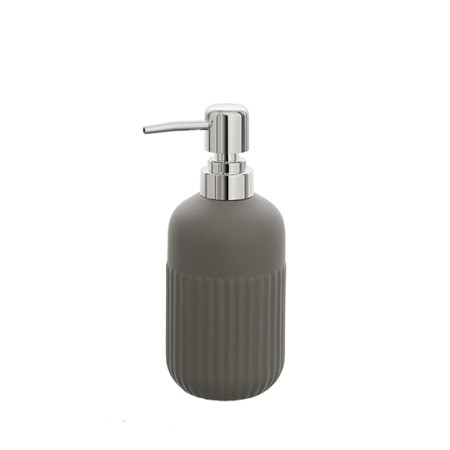 2 - Dispenser sapone in ceramica grigio linea Nevada