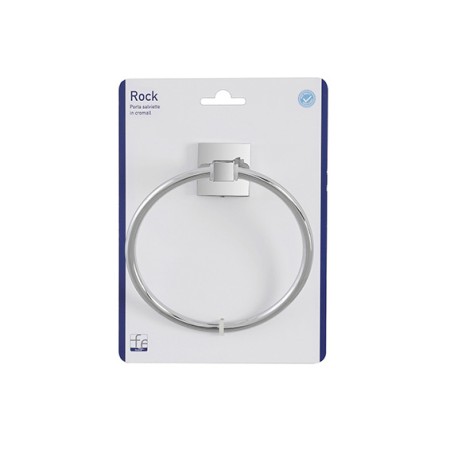 2 - Porta salviette ad anello cromall linea Rock