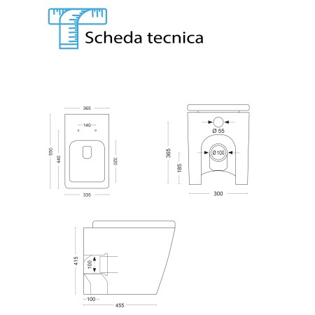 2 - Vaso Linea Q in ceramica da terra